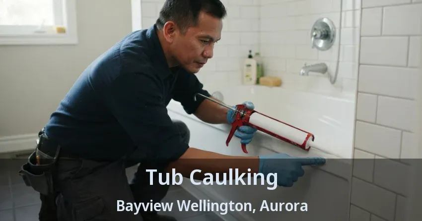 Tub Caulking Bayview Wellington, Aurora - ON