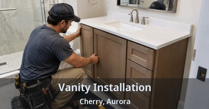 Vanity Installation Cherry, Aurora - ON