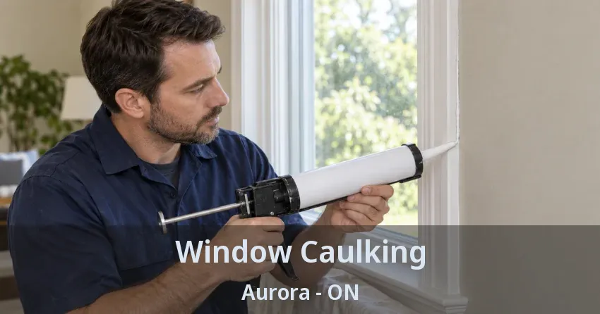 Window Caulking Aurora - ON