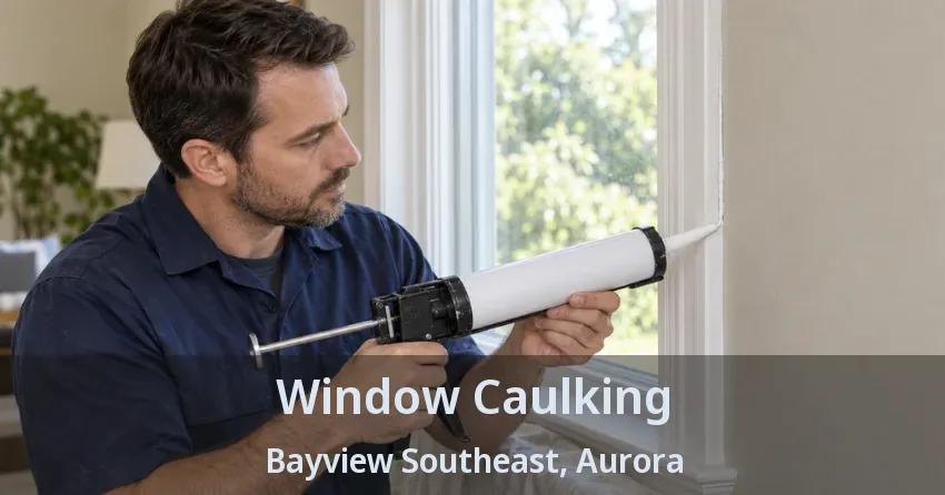 Window Caulking Bayview Southeast, Aurora - ON
