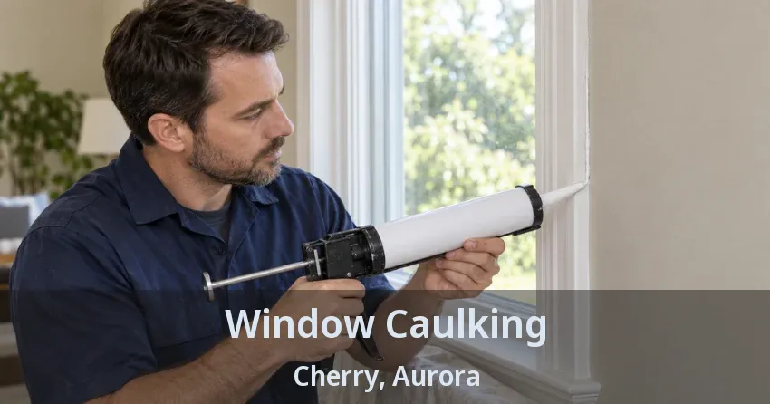 Window Caulking Cherry, Aurora - ON