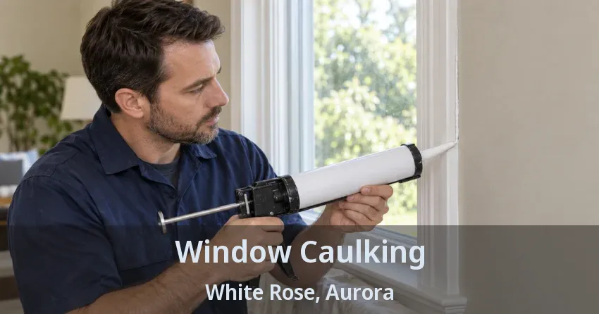 Window Caulking White Rose, Aurora - ON