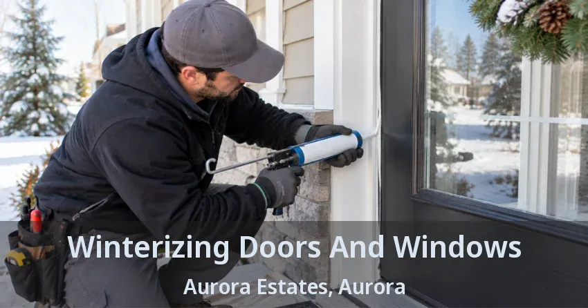 Winterizing Doors And Windows Aurora Estates, Aurora - ON