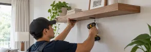 Floating Shelf Installation Aurora