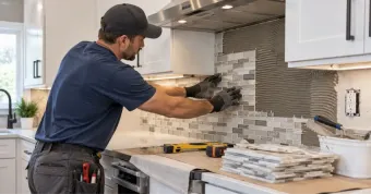 Backsplash Installation