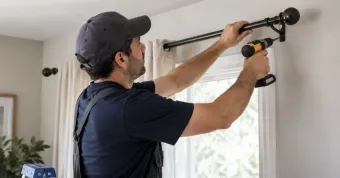 Curtain Rod Installation