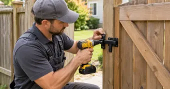 Gate Latch Replacement